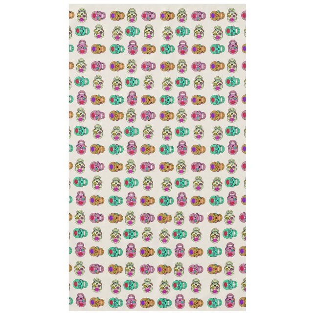 Mantel de Calaveras de Azúcar (Anverso)