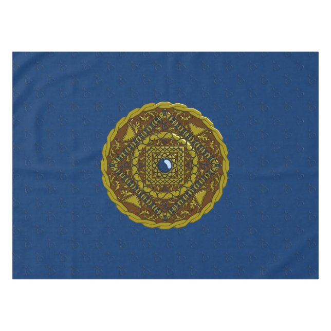 Mantel de Capricornio Mandala (Frente (Horizontal))