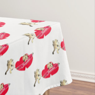 Mantel de Cupido con Corazones