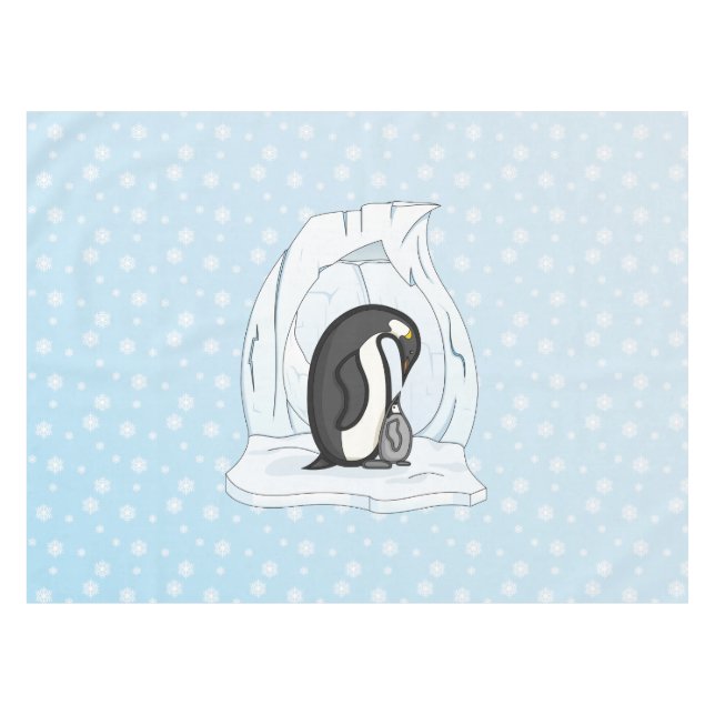 Mantel de Davin y Annie los Pingüinos (Frente (Horizontal))