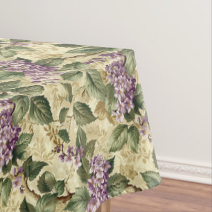 Mantel de decoración floral de flor de lila púrpur