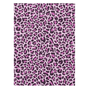 Mantel de estampado de leopardo púrpura