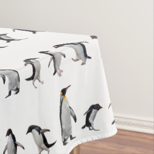 Mantel de fiesta de pingüinos (elija color)