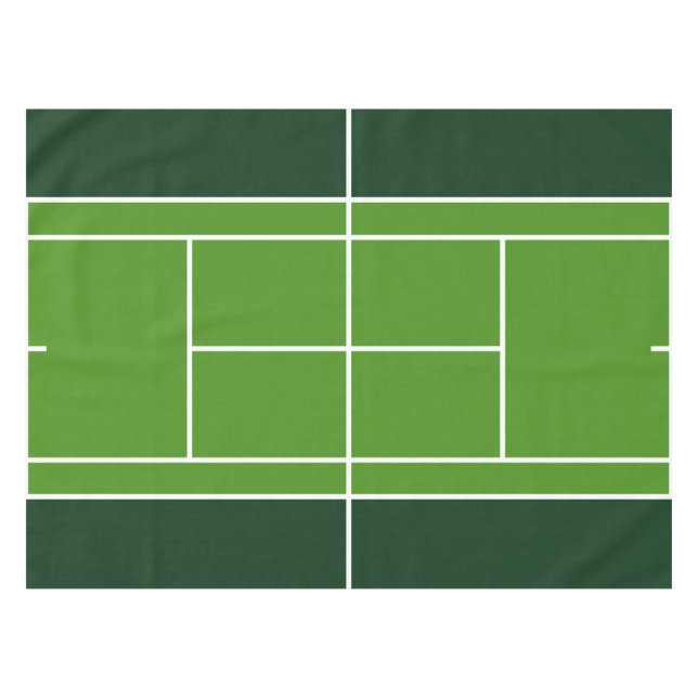 Mantel de fiesta de tenis (Frente (Horizontal))