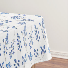 Mantel de hoja azul