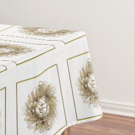 Mantel de las Felices Navidad de la guirnalda del