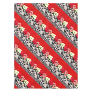 Mantel de los perritos del navidad