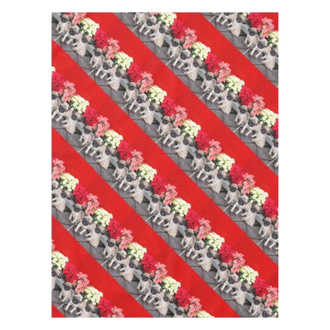Mantel de los perritos del navidad (Anverso)