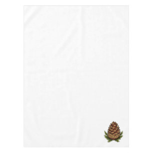 Mantel de mesa botánico de piña rústica Bosque N