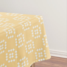 Mantel de mesa con estampado de diamante
