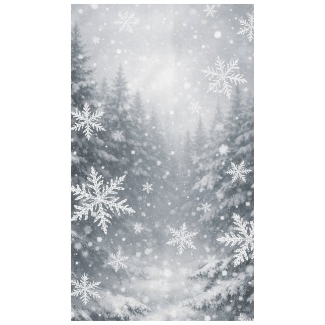 Mantel de mesa Copo de nieve del bosque — Atmósfer (Anverso)