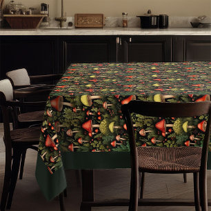 Mantel de mesa de champiñones rústicos Paleta suav