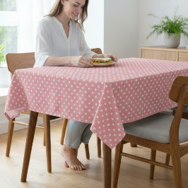 Mantel de mesa de comedor con patrón elegante rosa