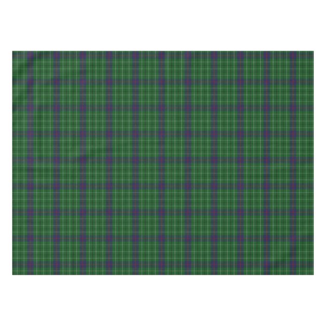 Mantel de mesa de cuadros escoceses del Clan Dunca (Frente (Horizontal))