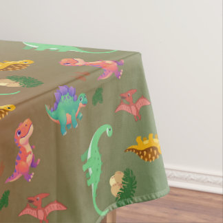 Mantel de mesa de dinosaurios y huevos de dinosaur