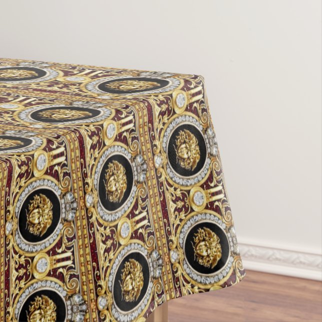 Mantel de mesa de gemas de Medusa dorada (In Situ)
