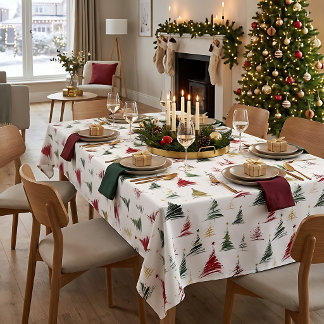 Mantel de mesa de Navidad minimalista moderno