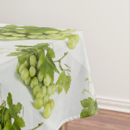 Mantel de mesa de uvas verdes