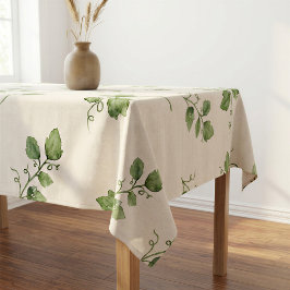 Mantel de mesa de viñedo de cosecha botánica de Ac