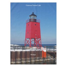 mantel de mesa del Charlevoix Pierhead Light
