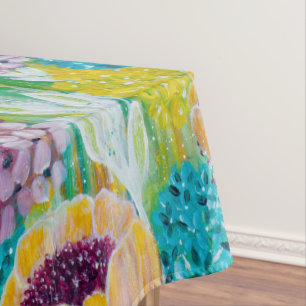 Mantel de mesa floral de Hortensia Amapola Sinfoní