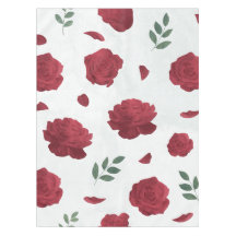 Mantel de mesa floral de rosa