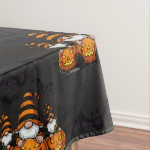Mantel de mesa gnomo de Halloween