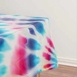 Mantel de mesa psicodélico con teñido Tie Dye | Ma