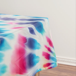Mantel de mesa psicodélico con teñido Tie Dye Ma