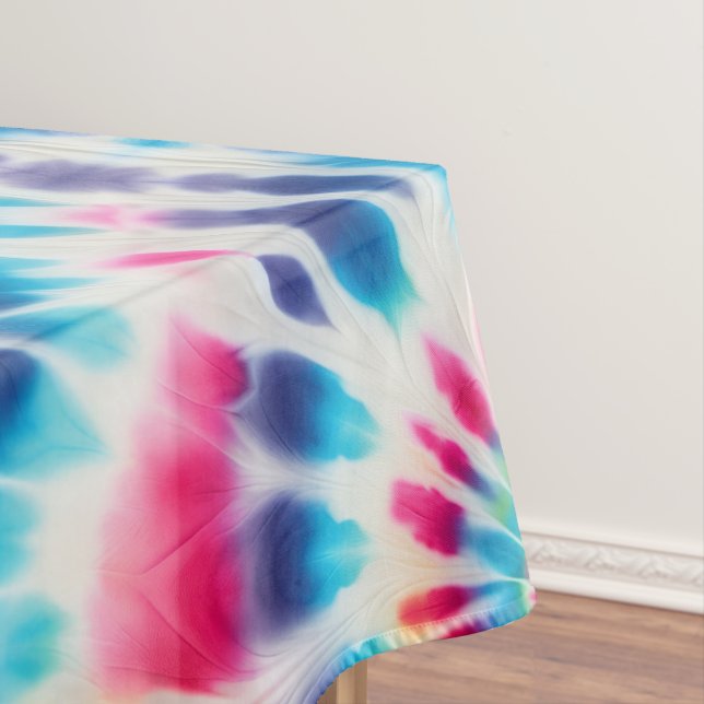 Mantel de mesa psicodélico con teñido Tie Dye | Ma (In Situ)