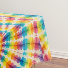 Mantel de mesa psicodélico con teñido Tie Dye | Ma