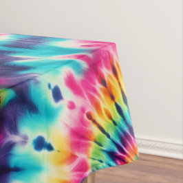 Mantel de mesa psicodélico con teñido Tie Dye | Ma
