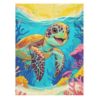 Mantel de mesa tortuga boho australiana | Soleado