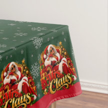 Mantel de Navidad afroamericano de la Sra. Claus