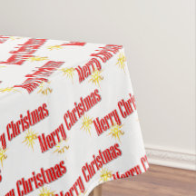 Mantel de Navidad alegre 