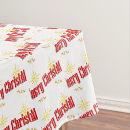 Mantel de Navidad alegre 