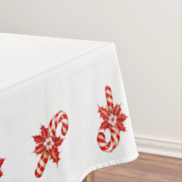 Mantel de Navidad, Canelones Rojos y Blancos