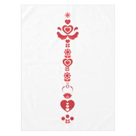 Mantel de Navidad escandinavo con patrón moderno