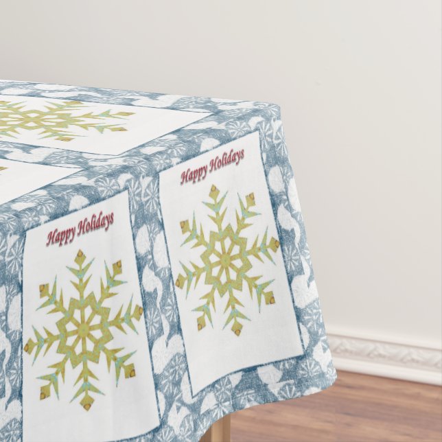 Mantel de Navidad, Felices Fiestas (In Situ)