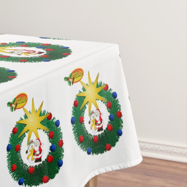 Mantel de Navidad, Feliz Navidad (In Situ)