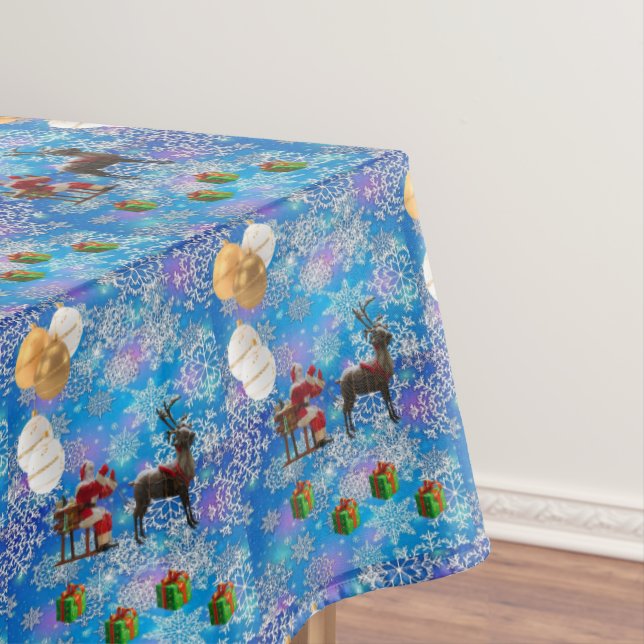 Mantel de Navidad, Santa (In Situ)