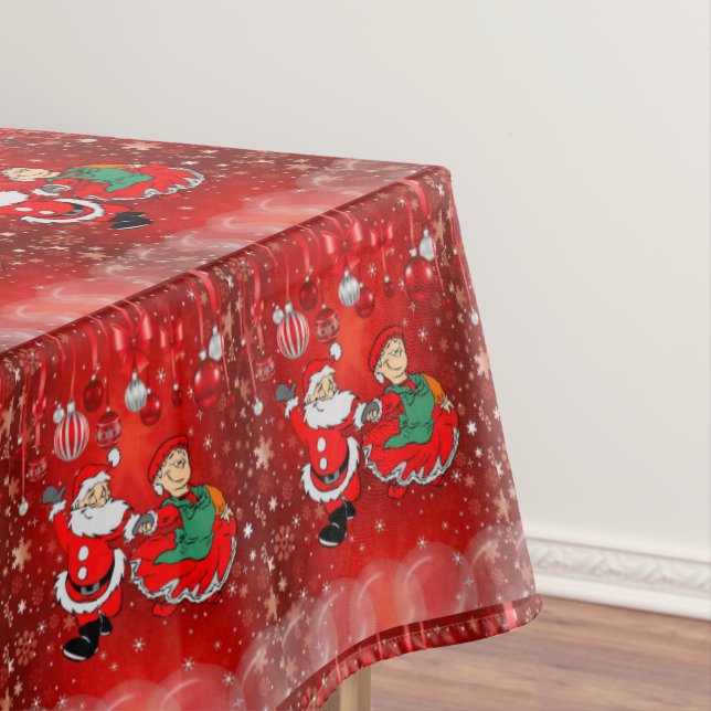 Mantel de Navidad, Santa (In Situ)