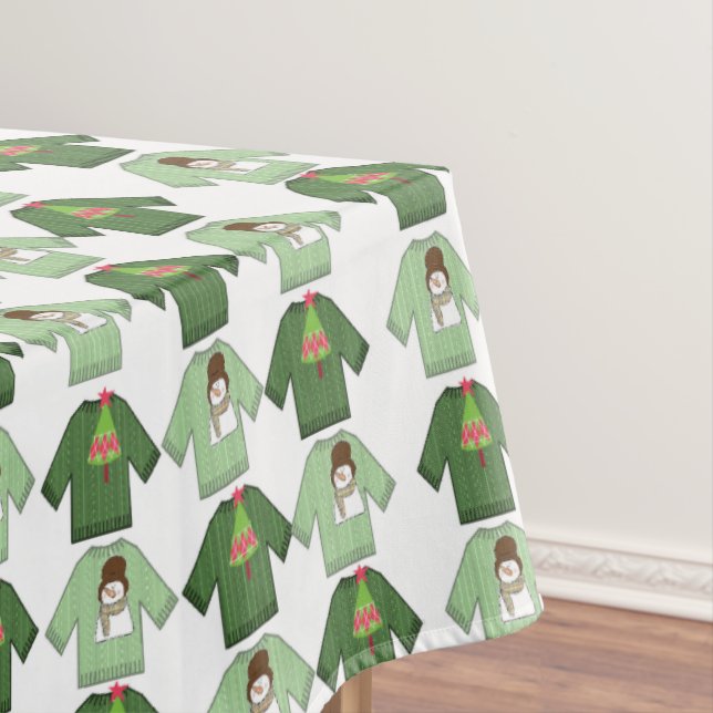 Mantel de Navidad, Suéteres verdes de Navidad (In Situ)