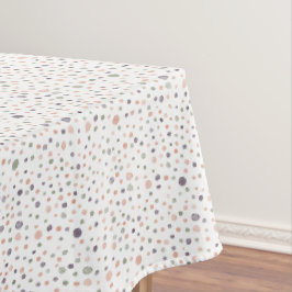 Mantel de puntos de acuarela de confeti Shea