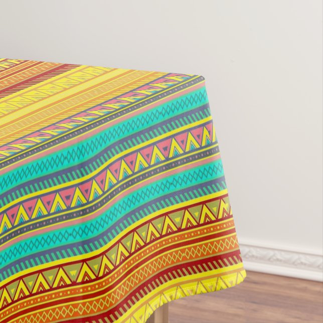 Mantel de rayas aztecas (In Situ)