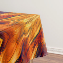 Mantel De rojo a naranja, un poco verde
