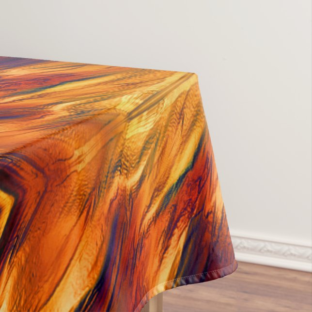 Mantel De rojo a naranja, un poco verde (In Situ)