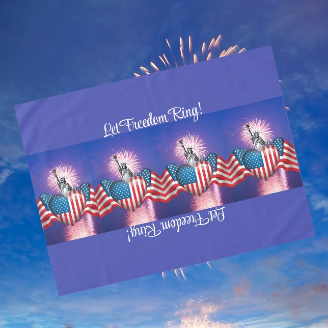 Mantel de "Suene la Libertad" del 4 de Julio (Subido por el creador)