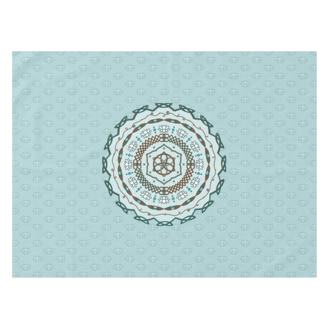 Mantel de Tejido de Loto (Frente (Horizontal))