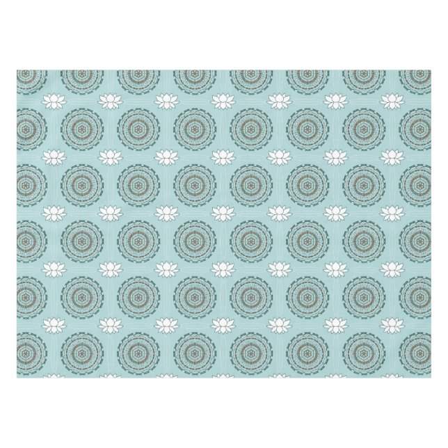 Mantel de Tejido de Loto (Frente (Horizontal))